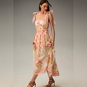 NWT Sue Sartor | Anthropologie Tie-shoulder Sundress